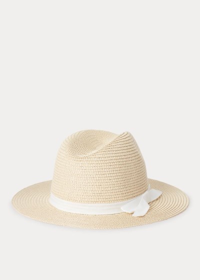 Ralph Lauren Raffia Sun Hat Dame Danmark (GWTOS1479)